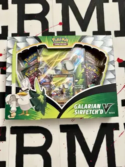 Pokemon TCG Galarian Sirfetch’d V Box - Factory Sealed - Image 1