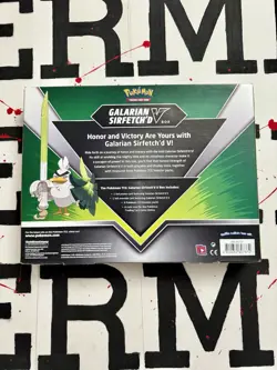 Pokemon TCG Galarian Sirfetch’d V Box - Factory Sealed - Image 2