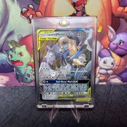 Pokemon Lucario and Melmetal GX SM Unbroken Bonds Card 120/214 M/NM Tag Team - Image 1