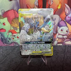 Pokemon Lucario and Melmetal GX SM Unbroken Bonds Card 120/214 M/NM Tag Team - Image 4