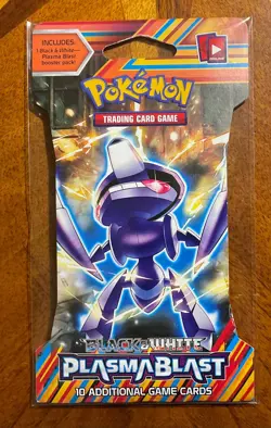 Pokemon Black & White Plasma Blast 2013 Sleeved Booster Pack Genesect Art SEALED - Image 1