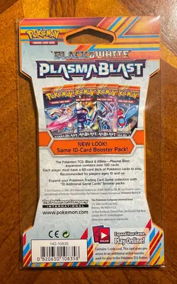 Pokemon Black & White Plasma Blast 2013 Sleeved Booster Pack Genesect Art SEALED - Image 2