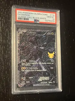 2021 Pokemon Celebrations Classic Collection Zekrom 114/114 PSA 10 - US SELLER - Image 1