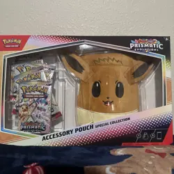 Pokemon Prismatic Evolutions Accessory Pouch Special Collection Sealed - Image 1