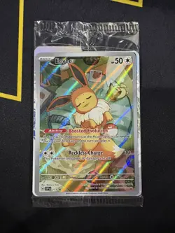 Pokemon TCG Eevee 173 Full Art Black Star Promo Prismatic Evolutions SEALED - Image 1