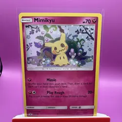 Mimikyu SM163 Holo Promo Pokemon Card - Image 1