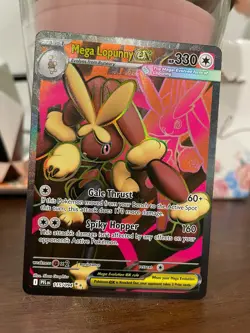 Pokemon TCG Mega Lopunny EX 115/094 Full Art Phantasmal Flames English Card NM - Image 1