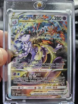 Mewtwo VSTAR Crown Zenith: Galarian Gallery Holo Card GG44/GG70 NM/M Condition - Image 1