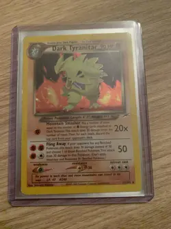 Dark Tyranitar 11/105 Neo Destiny Pokemon Card Holo Rare Vintage Wotc - Image 1