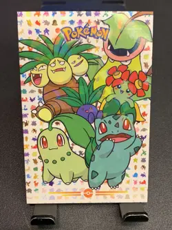2024 Pokemon Card Database 2: Bulbasaur, Chikorita (Cracked Ice Holo) (NM) - Image 1