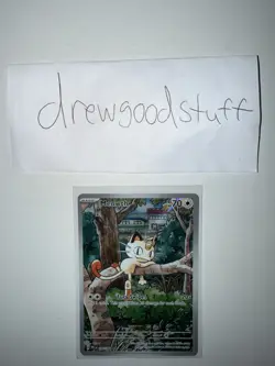 Meowth 106/094 Phantasmal Flames English Pokemon Card TCG Near Mint Or Better - Image 3
