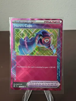 Pokemon TCG Hero's Cape 152/162 2024 Temporal Forces ACE SPEC Rare Card - NM - Image 1