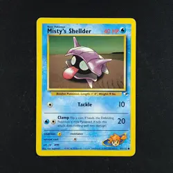 Misty's Shellder 89/132 - Gym Heroes - Pokemon Card - Image 1