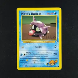 Misty's Shellder 89/132 - Gym Heroes - Pokemon Card - Image 3