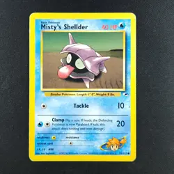 Misty's Shellder 89/132 - Gym Heroes - Pokemon Card - Image 5