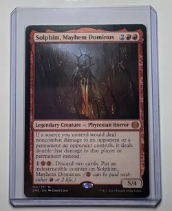 MTG Solphim, Mayhem Dominus-Phyrexia: All Will Be One #150 - Image 1
