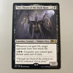 MTG Magic the Gathering Vito, Thorn of the Dusk Rose (127/470) Core Set 2021 LP - Image 1