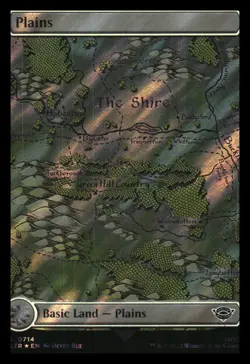 Plains (714) (surge foil) The Lord of the Rings NM+ *Mythic Relics* - Image 1