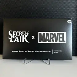 Arcane Signet "Earth's Mightiest Emblem"Foil MTG Marvel X Secret Lair SEALED - Image 1