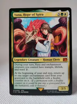 Yuna, Hope of Spira 0250, Final Fantasy, FIN MTG TCG - Image 1