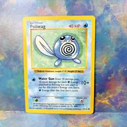 Pokemon TCG Poliwag Base Set 59/102 Regular Shadowless - Image 1