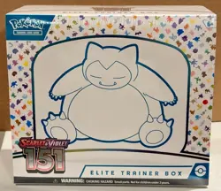 Pokemon Scarlet & Violet 151 Elite Trainer Box ETB Factory Sealed NEW Snorlax - Image 1
