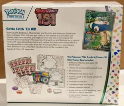 Pokemon Scarlet & Violet 151 Elite Trainer Box ETB Factory Sealed NEW Snorlax - Image 2