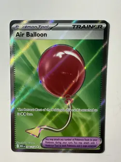 Air Balloon 166/132 Full Art Ultra Rare Holo Mega Evolution Pokemon TCG - Image 1