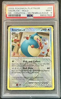 Pokemon TCG Snorlax Pokemon Promos 33/111 PSA 9 - Image 1