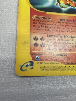 LP Charizard 2002 Pokemon Non-holo Expedition 40/165 Rare - Image 2