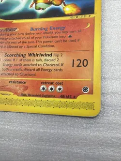 LP Charizard 2002 Pokemon Non-holo Expedition 40/165 Rare - Image 3