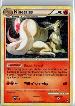Ninetales 17/95 - Holo Rare - Pokemon TCG - Call of Legends - MP - Image 1