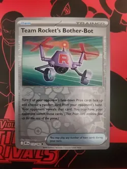 Team Rocket's Bother-Bot 172/182 Pokemon Sv10: Destined Rivals Reverse Holo - Image 1