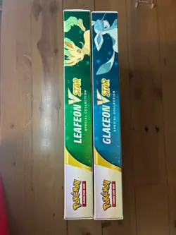 POKEMON GLACEON & LEAFEON V STAR Special Collection Box Brand New Sealed SET 2X - Image 3