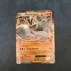 Pokemon TCG Machamp EX XY XY108 Holo Black Star Promo EXC - Image 1