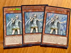 Yu-Gi-Oh! 3X Maiden of White (Secret Rare) SDWD-EN041 1st Edition Playset NM - Image 1