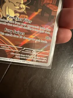 Team Rockets Meowth 203/182 SV10 Destined Rivals Illustrated Card Mint Condition - Image 5