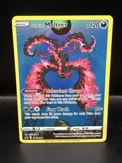 Pokemon Galarian Moltres SWSH284 Black Star Promo Pokemon Card A - Image 1