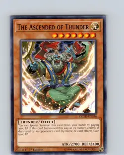 Yu-Gi-Oh TCG The Ascended Of Thunder COTD-EN036 1st Edition Common Card NM - Image 1