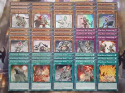 Yugioh Tournament Ready To Play War Rock Deck 45 Card Mountain Me *Hot* + Bonus! - Image 1