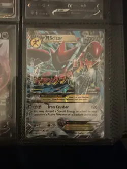 Pokemon Mega-Scizor-EX Holo Rare TCG Card Breakpoint 77/122 - Image 1