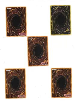 10 KONAMI YU-GI-OH CARDS 6 CHROME GREEN WINGED DRAGON OF RA PURPLE SPELLCASTER - Image 2