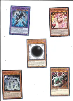 10 KONAMI YU-GI-OH CARDS 6 CHROME GREEN WINGED DRAGON OF RA PURPLE SPELLCASTER - Image 3