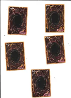 10 KONAMI YU-GI-OH CARDS 6 CHROME GREEN WINGED DRAGON OF RA PURPLE SPELLCASTER - Image 4