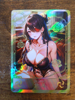 SSR Beautiful Waifu Card - Beidou - Goddess Story Genshin Impact FOIL - Image 1