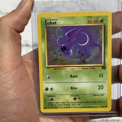 TEAM ROCKET SET ZUBAT POKEMON CARD 70/82 NM VINTAGE VTG NINTENDO COMMON TCG WOTC - Image 1