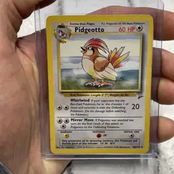 Pokemon Pidgeotto 28/130 Rare Base Set 2 Pokemon Card Vintage Vtg LP Nintendo - Image 1