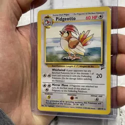 Pokemon Pidgeotto 28/130 Rare Base Set 2 Pokemon Card Vintage Vtg LP Nintendo - Image 2