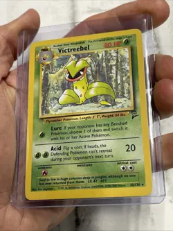 Pokemon Victreebel 32/130 Base Set 2 Rare LP Vintage Vtg Nintendo Card WOTC TCG - Image 2