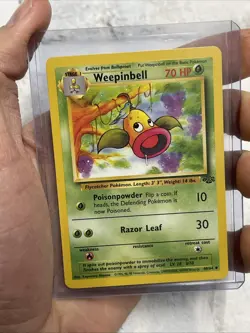 Weepinbell 48/64 Jungle Vintage Vtg Uncommon Pokemon Card NM/MT Never Played TCG - Image 1
